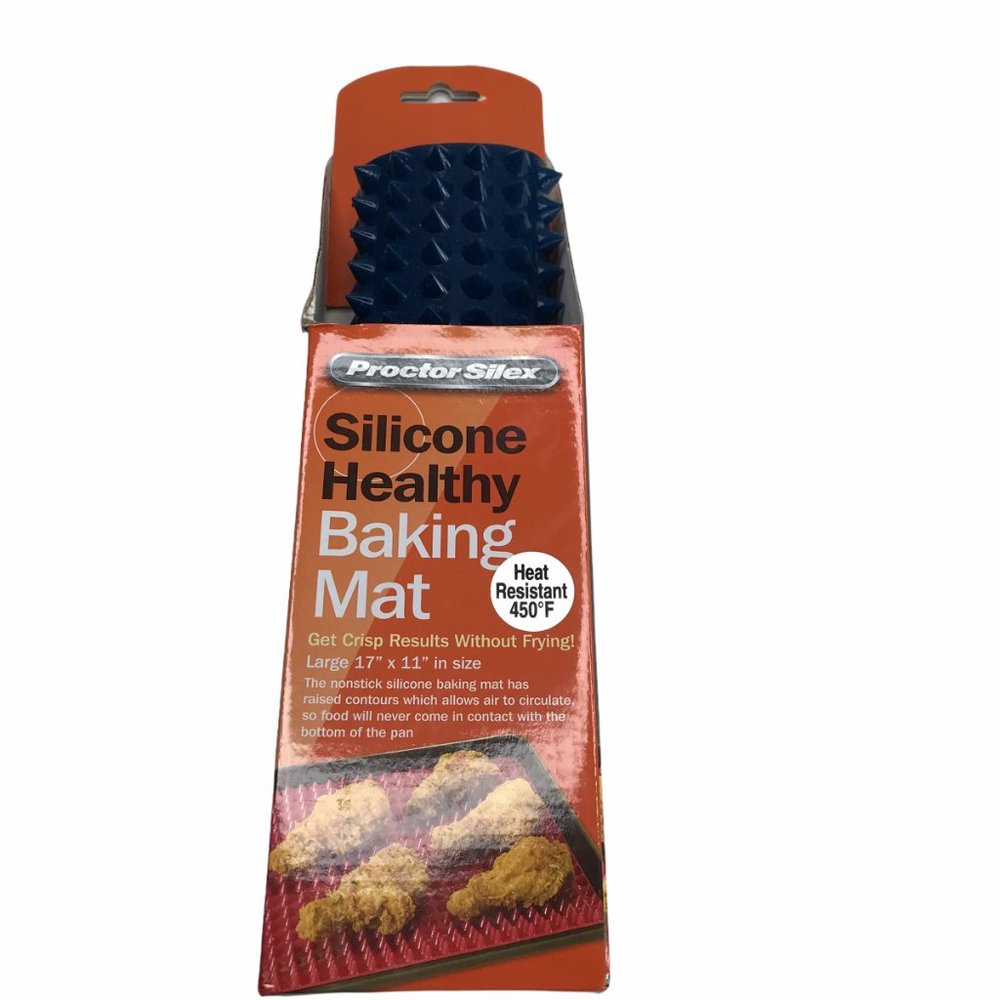 Proctor Silex Silicone Healthy Baking Mat, Blue